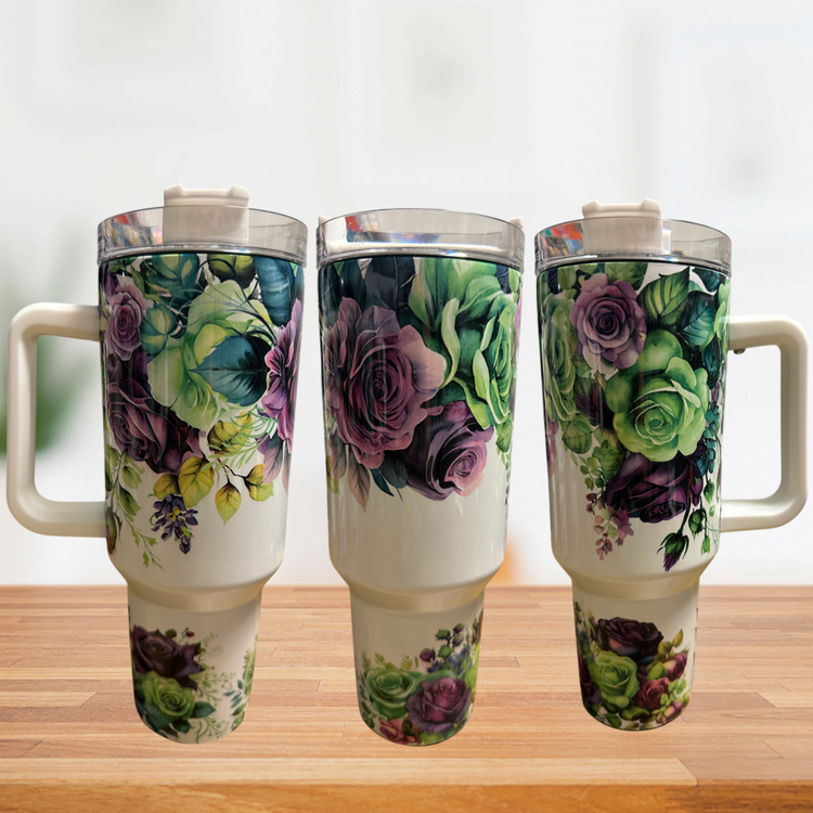 40 oz Tumbler with handle