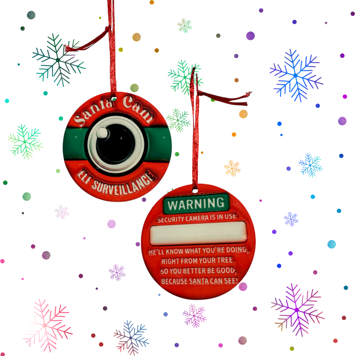 Elf Surveillance Ornament