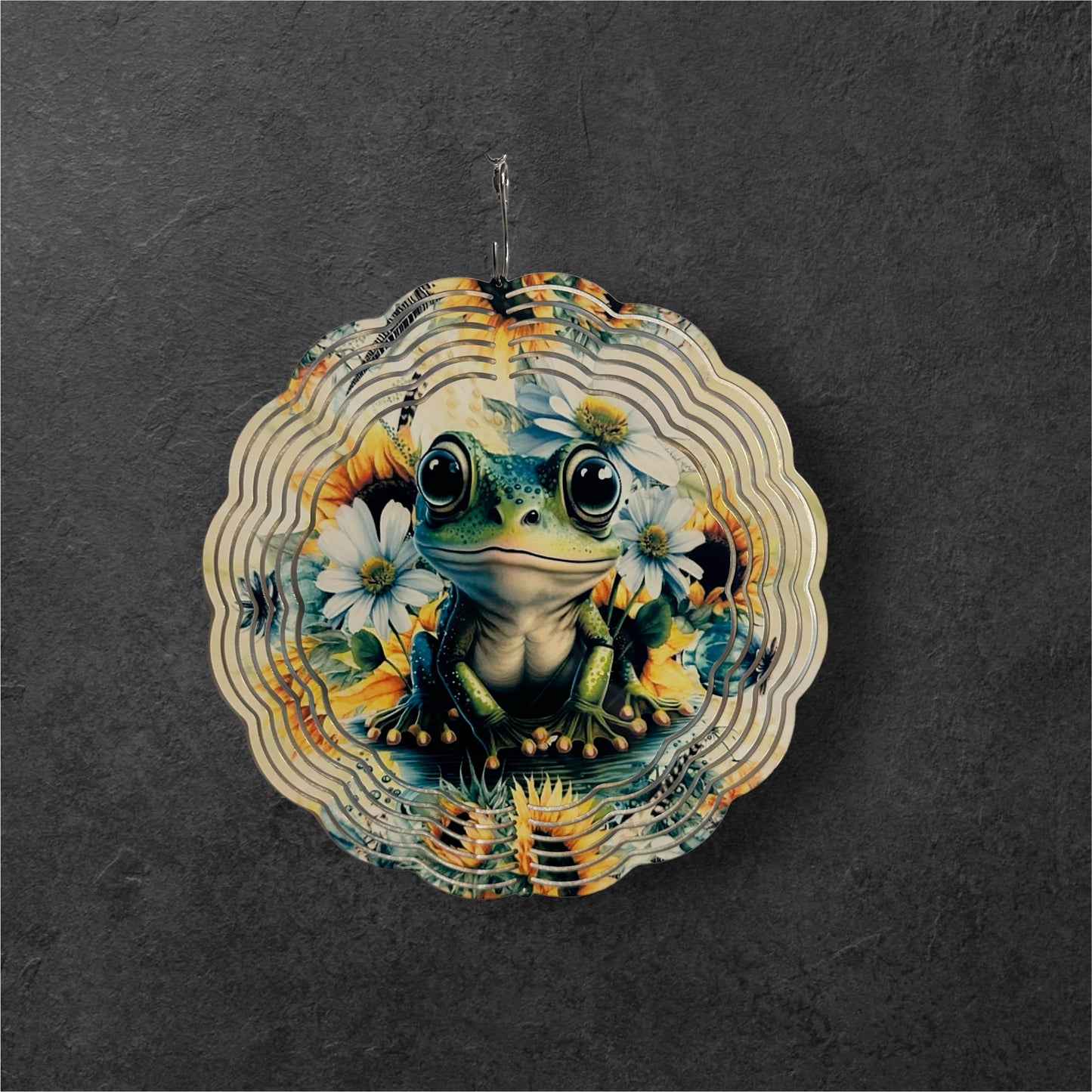 Frog on white