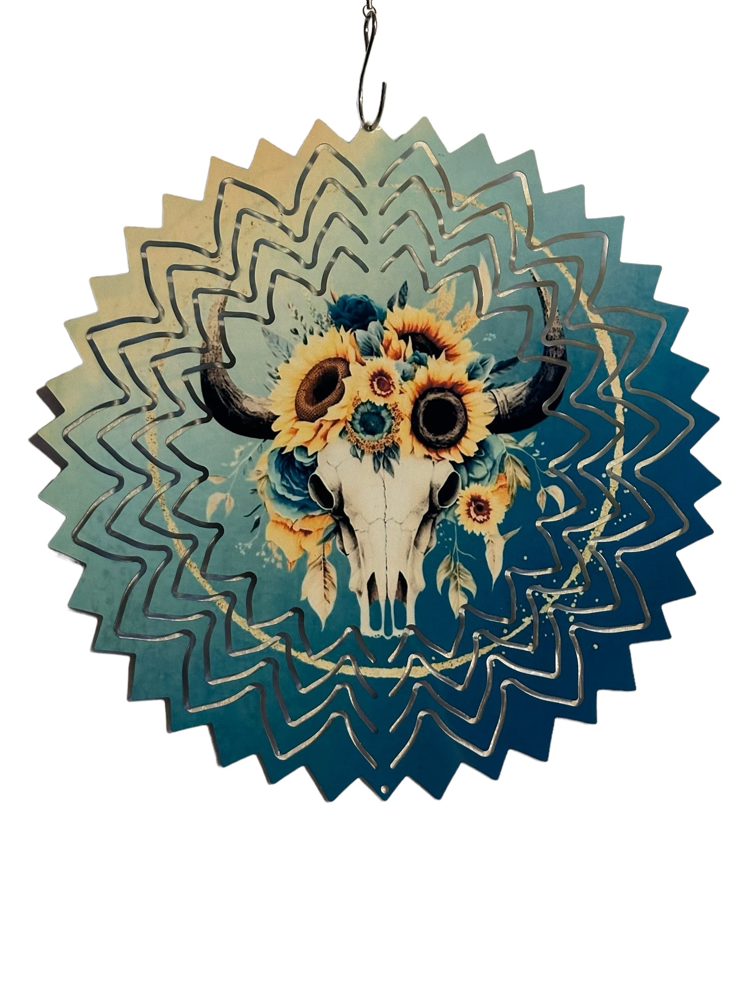 Sunflowers Skull