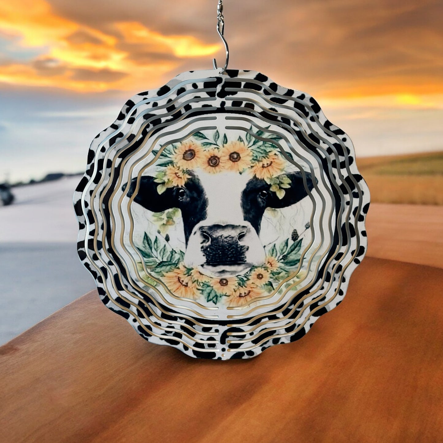 Black & white cow