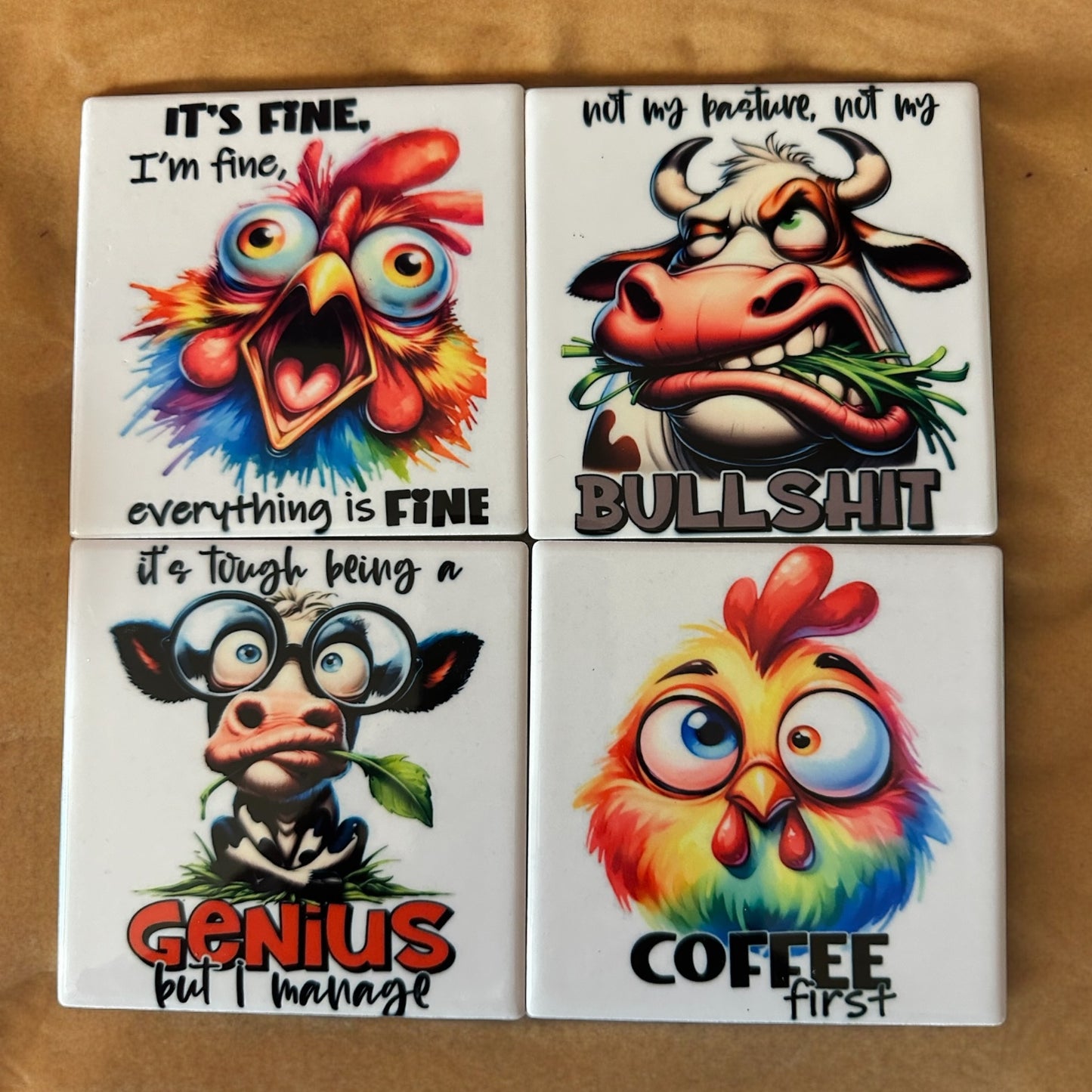 Funny animal coaster