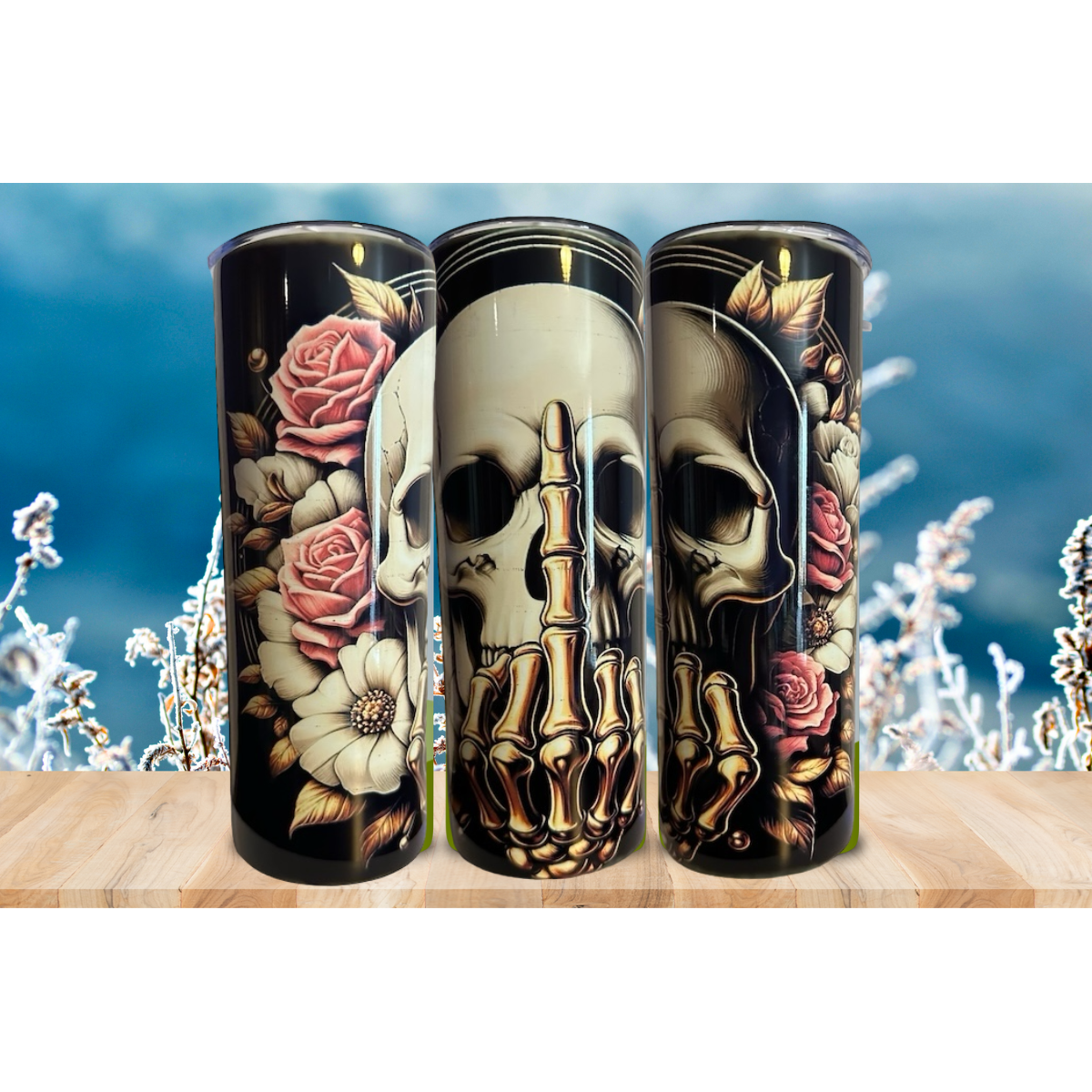 Black skull