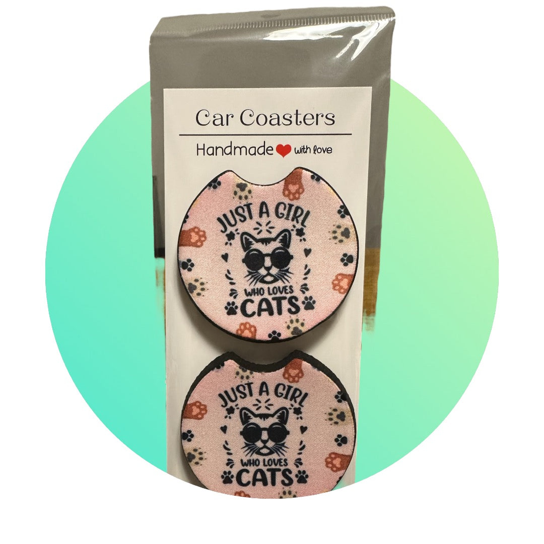Foam car coasters