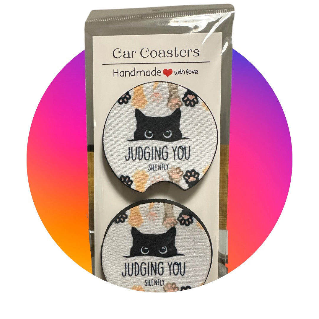 Foam car coasters