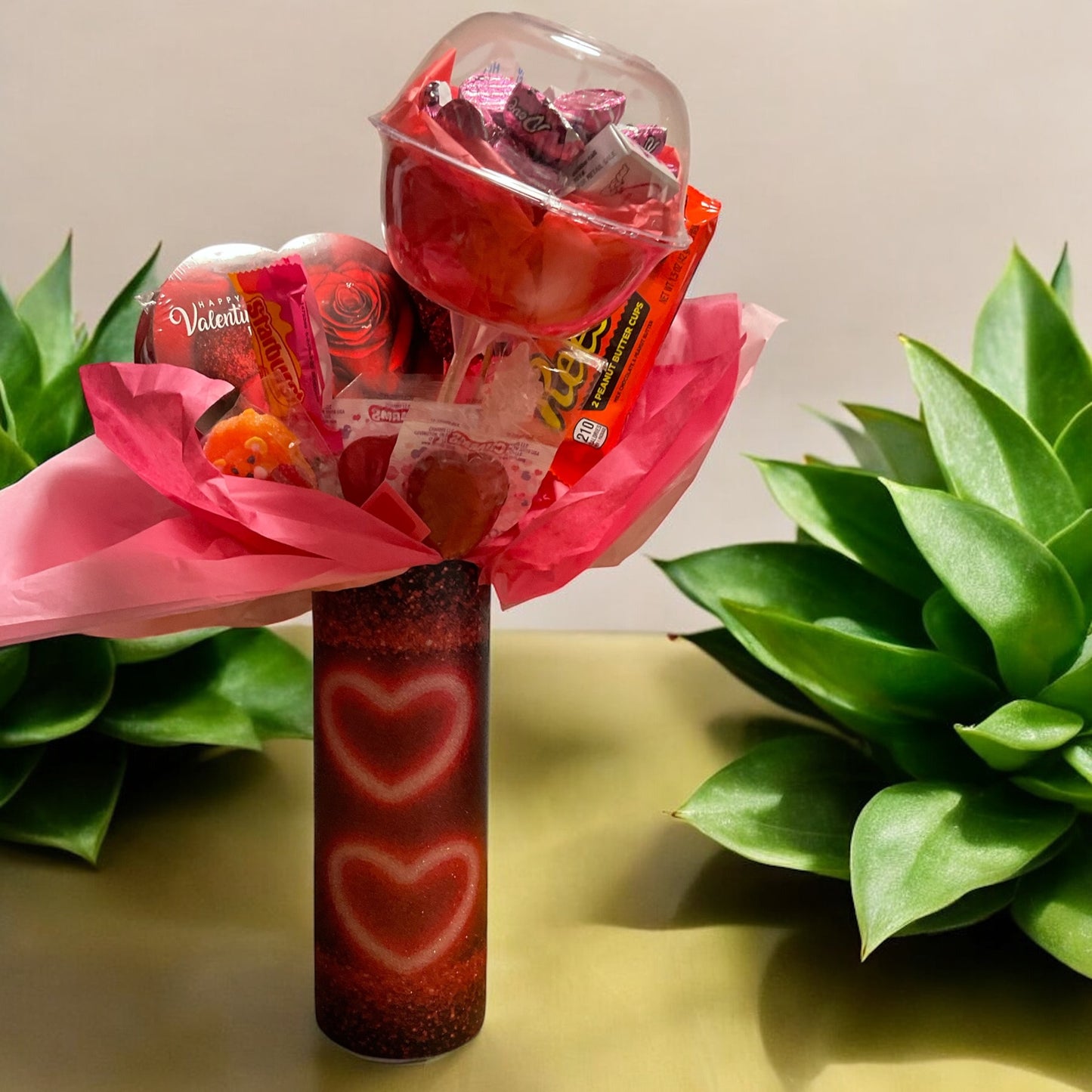 Valentine’s Day Candy Bouquet