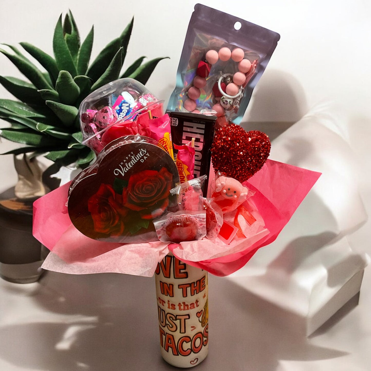 Valentine’s Day Candy Bouquet