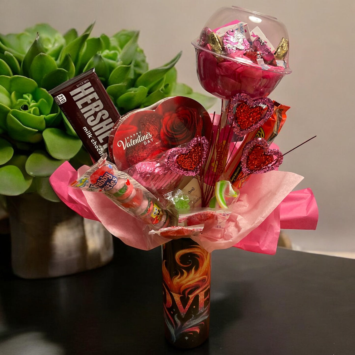 Valentine’s Day Candy Bouquet